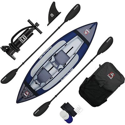 Kayak inflable Avalanche Voyager 2P azul