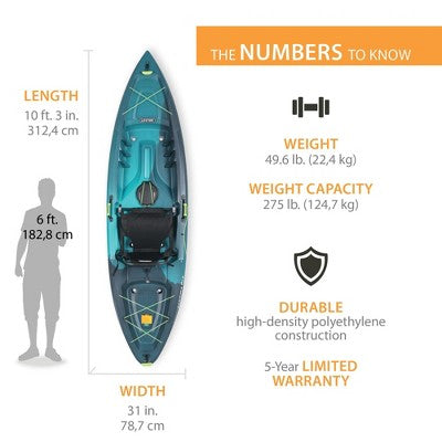 Kayak sit-on-top Lifetime Tahoma Pro