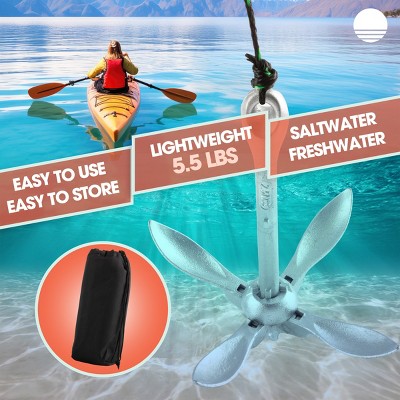 Ancla plegable RAD 5.5 lb para kayak
