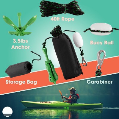 Ancla plegable RAD 3.5 lb color verde